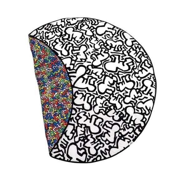 Etta Loves X Keith Haring Organic Cotton Reversible Baby Playmat Modern Art - Picture 13 of 13